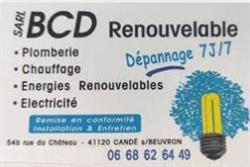 BCD Renouvelable SAS, Candé-sur-Beuvron - Horaires d'ouverture