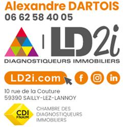 LD2I Diagnostics immobiliers, Sailly-lez-Lannoy - Horaires d'ouverture