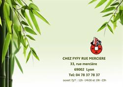 Chez Fyfy, Lyon - Horaires d'ouverture