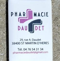PHARMACIE DAUDET, Saint-Martin-d'Hères - Horaires d'ouverture