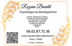 Rozenn Baudet Psychologue Du Developpement, Rodez - Horaires d'ouverture