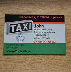 Taxi John, Lettret - Horaires d'ouverture