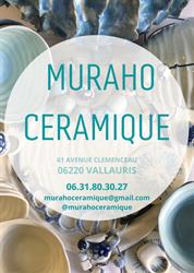 Murielle Raclot - Atelier d'art Muraho, Vallauris - Horaires d'ouverture