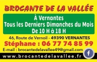 Brocante de la Vallée Vernantes, - Horaires d'ouverture