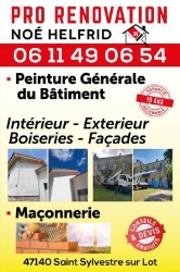 Pro rénovation47, Saint-Sylvestre-sur-Lot - Horaires d'ouverture