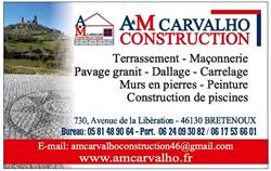 SARL A&M CARVALHO CONSTRUCTION, Bretenoux - Horaires d'ouverture