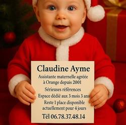 Assistante Maternelle Orange, Ayme Claudine, - Horaires d'ouverture