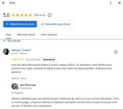 Maï Massage, Mauléon-Licharre - Horaires d'ouverture