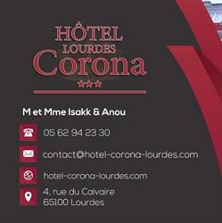 Hôtel Corona, Lourdes - Horaires d'ouverture