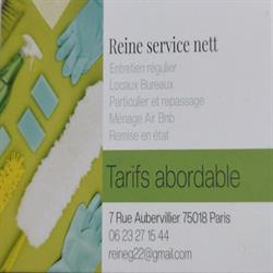 Reine Service Nett, Paris - Horaires d'ouverture