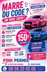 AUTO-MOTO-ECOLE PINK PERMIS MEAUX, Meaux - Horaires d'ouverture