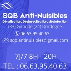 SQB Anti-Nuisibles, Ménesplet - Horaires d'ouverture