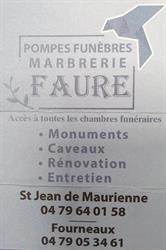 Pompes Funèbres Marbrerie Faure, Saint-Jean-de-Maurienne - Horaires d'ouverture
