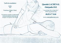 Quentin Lachenal, Ostéopathe D.O., Longeville-lès-Metz - Horaires d'ouverture