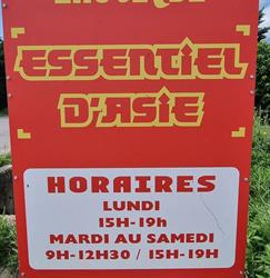 ESSENTIEL D'ASIE Alimentation exotique, Arles - Horaires d'ouverture