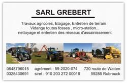 Grebert SARL, Rubrouck - Horaires d'ouverture