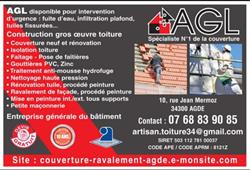 AGL Couverture, Agde - Horaires d'ouverture