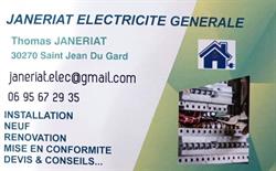 Janeriat Electricité Générale, Saint-Jean-du-Gard - Horaires d'ouverture