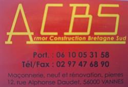 Armor Construction Bretagne Sud ACBS, Vannes - Horaires d'ouverture