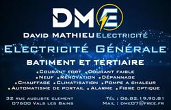 DME - David Mathieu Électricité, Vals-les-Bains - Horaires d'ouverture