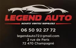 Legend Auto, Champagné - Horaires d'ouverture