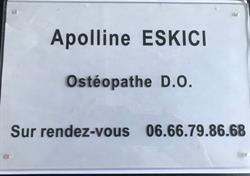 Apolline Eskici Ostéopathe D.O, Auray - Horaires d'ouverture