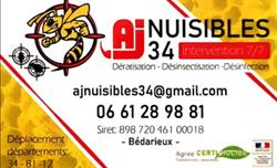 AJ Nuisibles 34, Bédarieux - Horaires d'ouverture
