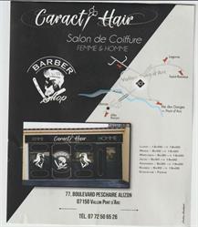 Caract’Hair coiffure mixte barbier, Vallon-Pont-d'Arc - Horaires d'ouverture
