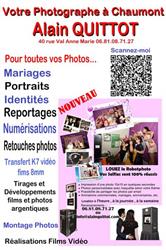 QUITTOT Alain Photographe, Chaumont - Horaires d'ouverture
