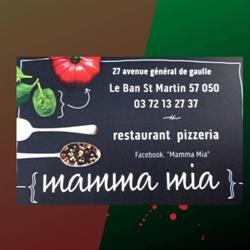 Restaurant « Mamma mia » Ban saint martin, Le Ban-Saint-Martin - Horaires d'ouverture