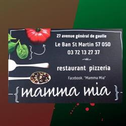 Restaurant « Mamma mia » Ban saint martin, Le Ban-Saint-Martin - Horaires d'ouverture