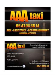 AAA Taxi - Franck Lambelin, Gayon - Horaires d'ouverture