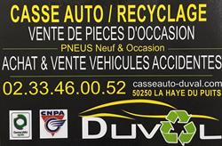 Casse Auto Duval, La Haye-du-Puits - Horaires d'ouverture