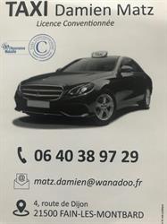 Taxi Damien Matz, Fain-lès-Montbard - Horaires d'ouverture