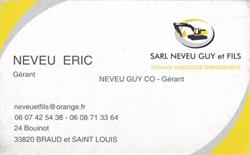 SARL Neveu Guy et Fils, Braud-et-Saint-Louis - Horaires d'ouverture