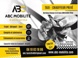 TAXI ABC Mobilité ST MALO / ST BRIAC / ST LUNAIRE / ST JOUAN, Saint-Malo - Horaires d'ouverture