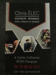 Chris Elec, Flavignac - Horaires d'ouverture