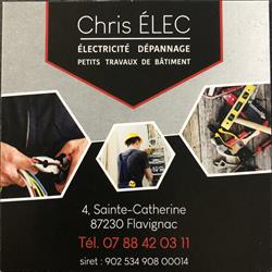 Chris Elec, Flavignac - Horaires d'ouverture