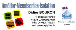 Amelior Menuiseries Isolation Bouron Didier, Carquefou - Horaires d'ouverture