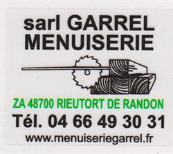 Garrel Menuiserie SARL, Rieutort-de-Randon - Horaires d'ouverture