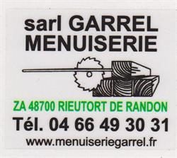 Garrel Menuiserie SARL, Rieutort-de-Randon - Horaires d'ouverture