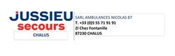 Ambulances Jussieu Secours, Châlus - Horaires d'ouverture