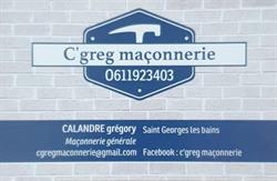 C' Greg Maçonnerie, Saint-Georges-les-Bains - Horaires d'ouverture