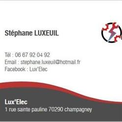 Lux'Elec EIRL, Champagney - Horaires d'ouverture