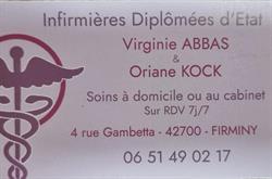 Cabinet Abbas Virginie - Kock Oriane, Firminy - Horaires d'ouverture