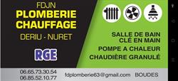 SAS FDJN plomberie, Boudes - Horaires d'ouverture