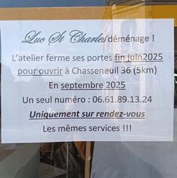 LUC ST CHARLES, Saint-Gaultier - Horaires d'ouverture