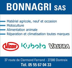 Bonnagri SAS, Dontreix - Horaires d'ouverture