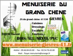 Menuiserie du Grand Chêne, Gièvres - Horaires d'ouverture