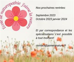 Ecole de naturopathie J'Aime La Nature, Clermont-Ferrand - Horaires d'ouverture